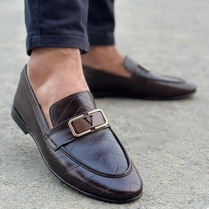 Handmade Elaftir Brown Formal Shoes