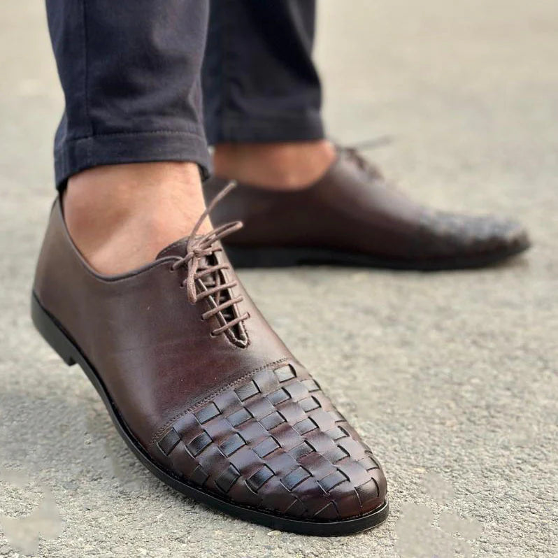 Handmade Pianas Brown Shoes